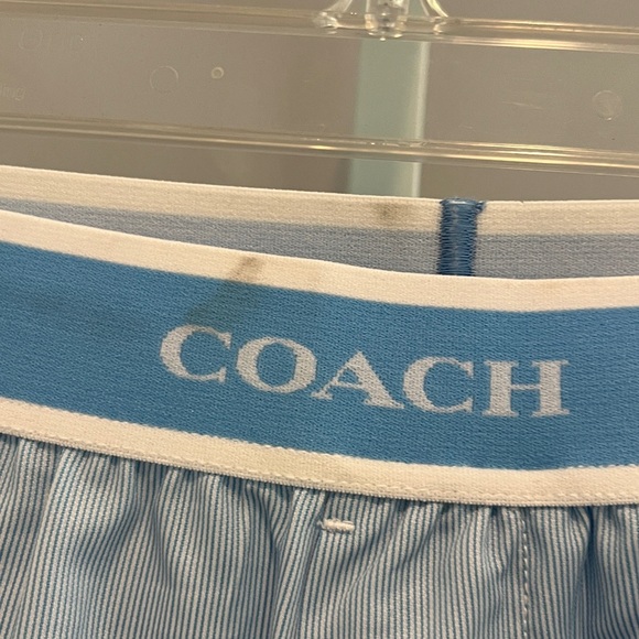 Coach blue pajamas 2 piece SET size L NWOT - Picture 9 of 15